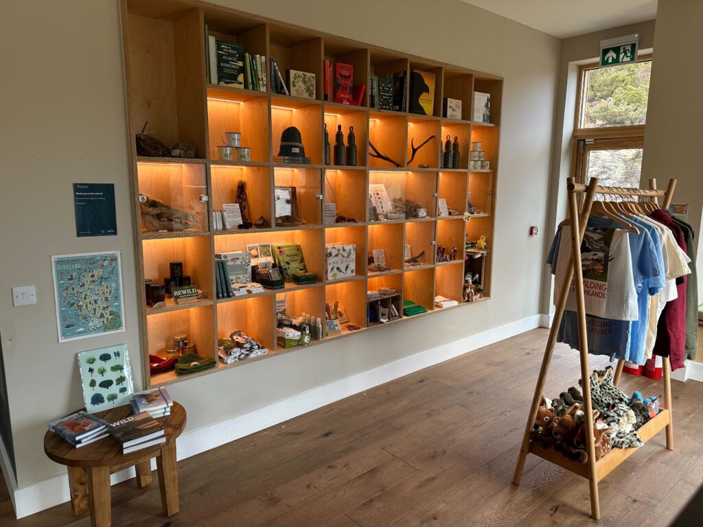 Dundreggan Rewilding Centre gift shop